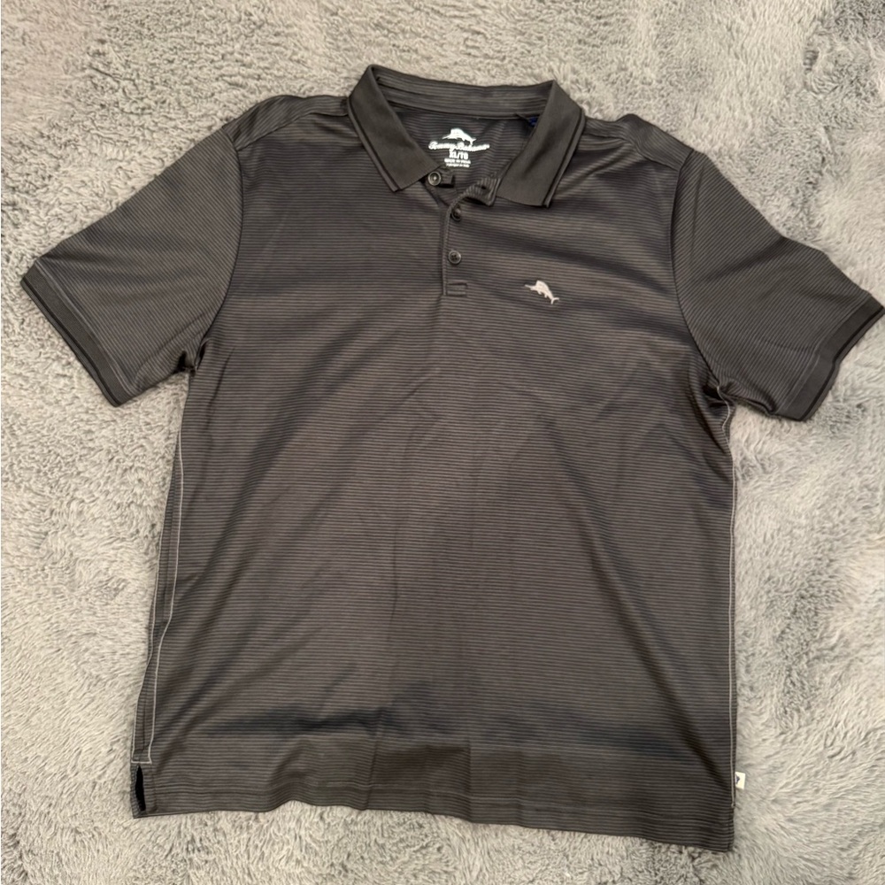 Tommy Bahama Black Performance Polo Shirt